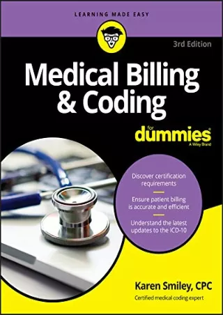 Download Book [PDF] Medical Billing & Coding For Dummies