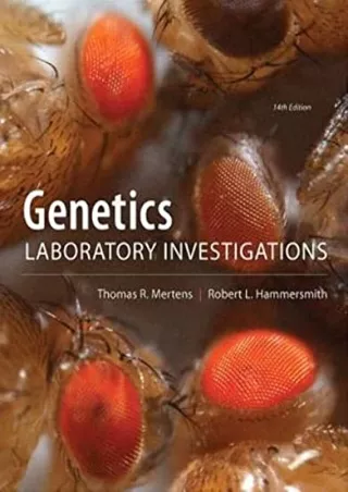 PDF_ Genetics Laboratory Investigations