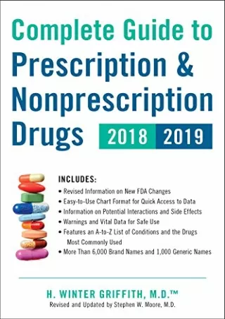 [PDF] DOWNLOAD Complete Guide to Prescription & Nonprescription Drugs 2018-2019