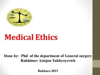 1 lecture medical ethics and deontology