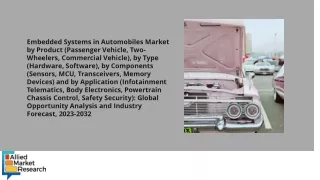 embedded systems in automobiles market by product