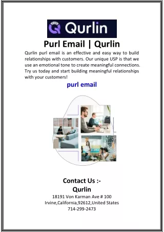 Purl Email   Qurlin