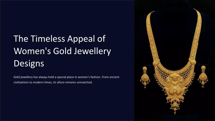 the timeless appeal of women s gold jewellery
