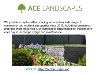 Summer Landscape Services - Ace Landscapes