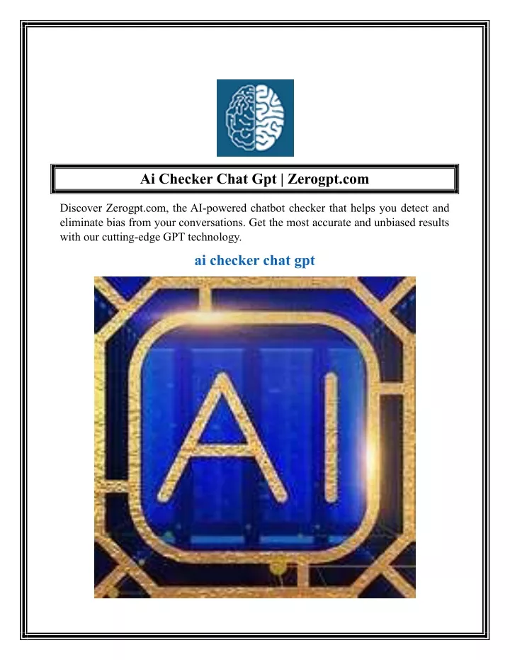 ai checker chat gpt zerogpt com