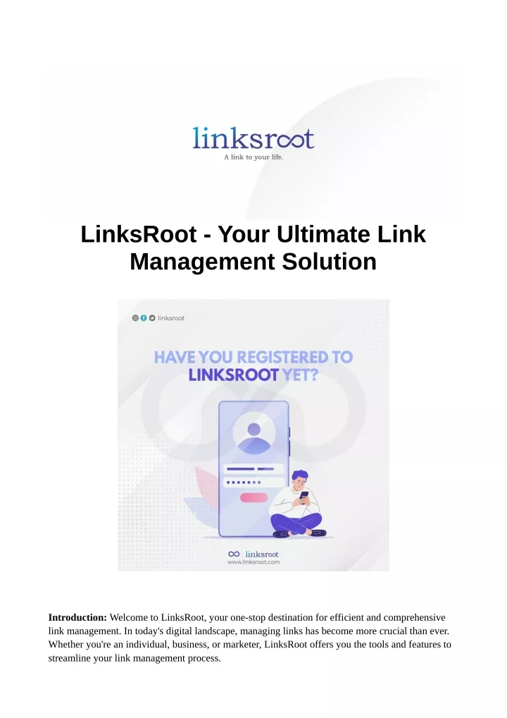 linksroot your ultimate link management solution