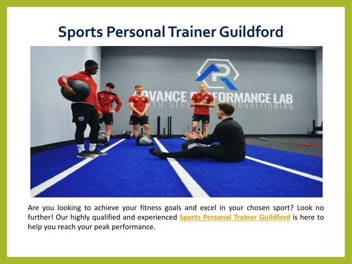 sports personal trainer guildford