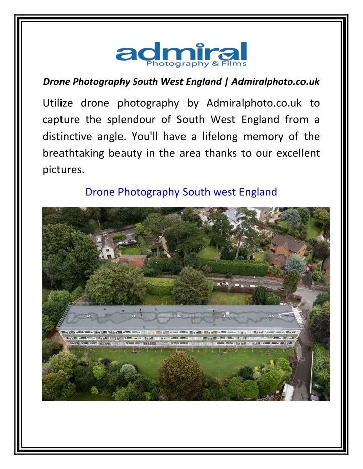 drone photography south west england admiralphoto