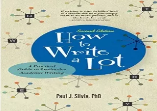 (PDF) How to Write a Lot: A Practical Guide to Productive Academic Writing (APA