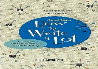 Download How to Write a Lot: A Practical Guide to Productive Academic Writing (2