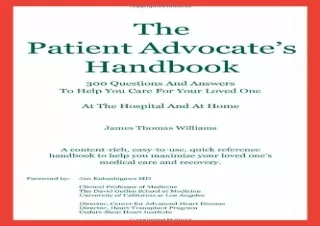 [PDF] The Patient Advocate's Handbook 300 Questions And Answers To Help You Care