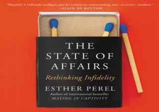 (PDF) The State of Affairs: Rethinking Infidelity Kindle