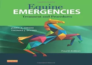 PDF Equine Emergencies Kindle