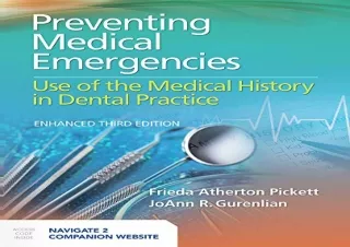 (PDF) Preventing Medical Emergencies: Use of the Medical History in Dental Pract