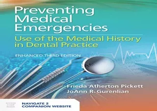 Download Preventing Medical Emergencies: Use of the Medical History in Dental Pr