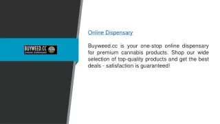 Online Dispensary Buyweed.cc