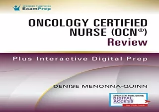Download Oncology Certified Nurse (OCN®) Review 1st Edition – Comprehensive Onco