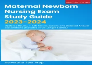 (PDF) Maternal Newborn Nursing Exam Study Guide 2023-2024: Updated Review   525