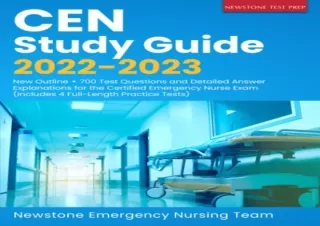 PDF CEN Study Guide 2022-2023: New Outline   700 Test Questions and Detailed Ans