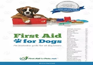 [PDF] First Aid for Dogs: An invaluable guide for all dog lovers Kindle