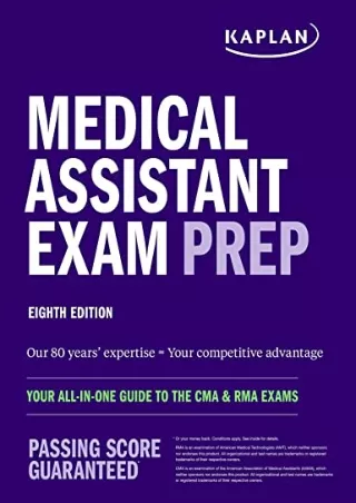 PDF/READ Medical Assistant Exam Prep: Your All-in-One Guide to the CMA & RMA Exams