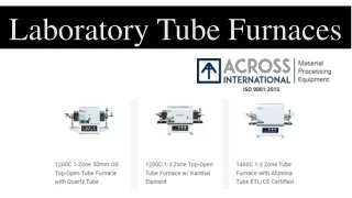 Laboratory Tube Furnaces