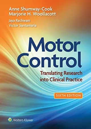 PDF/READ Motor Control: Translating Research into Clinical Practice