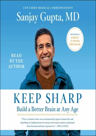 Download Book [PDF] Keep Sharp: How to Build a Better Brain at Any Age