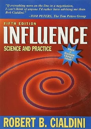 READ [PDF] Influence: Science and Practice