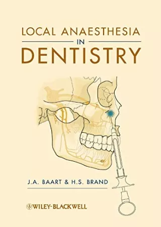 get [PDF] Download Local Anaesthesia in Dentistry