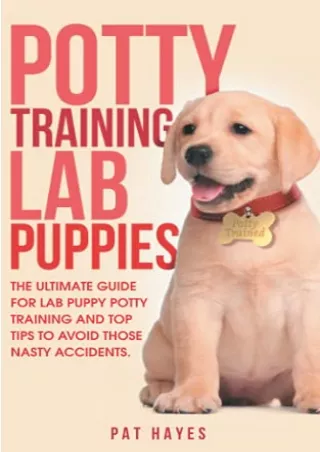 Read ebook [PDF] POTTY TRAINING LAB PUPPIES: THE ULTIMATE GUIDE FOR LAB PUPPY POTTY TRAINING