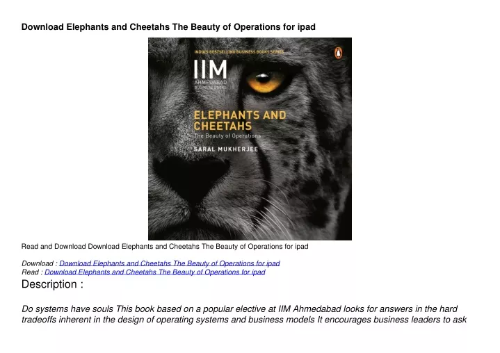 download elephants and cheetahs the beauty