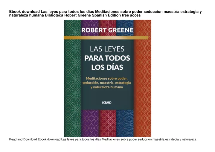 ebook download las leyes para todos