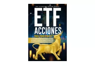 PDF read online ETF Y ACCIONES PARA PRINCIPIANTES La guía completa para crear ri