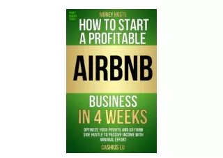 Download MONEY HOSTS How To Start A Profitable Airbnb Business in 4 Weeks Optimi