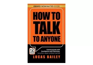 Kindle online PDF How to Talk to Anyone Communicate with Confidence and Charisma