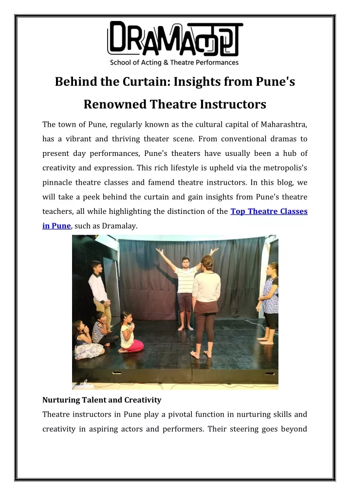 behind the curtain insights from pune s