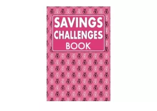 Download Savings Challenges Book The Ultimate Money Savings Challenges Journal L