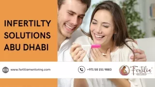 Infertilty solutions abu dhabi pdf
