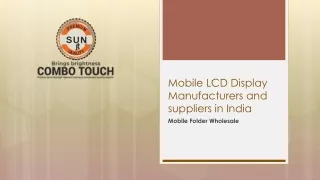 Mobile LCD Display Manufacturers and suppliers in India