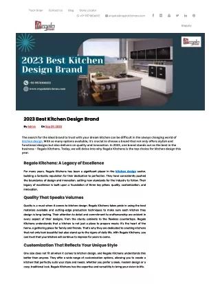 2023 Best Kitchen Design Brand.pdf [1]