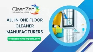 All in One Floor Cleaner Manufacturers in India