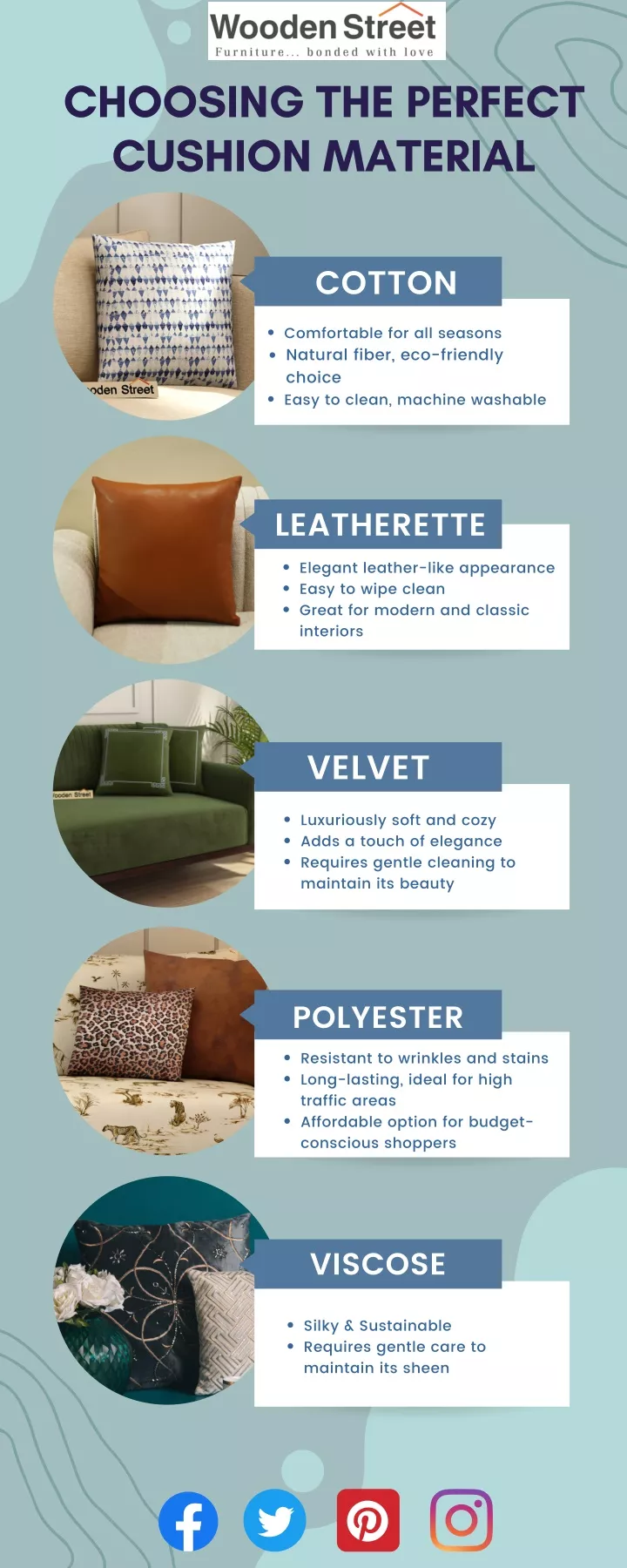 choosing the perfect cushion material