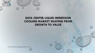 data center liquid immersion cooling market shaping from growth to value