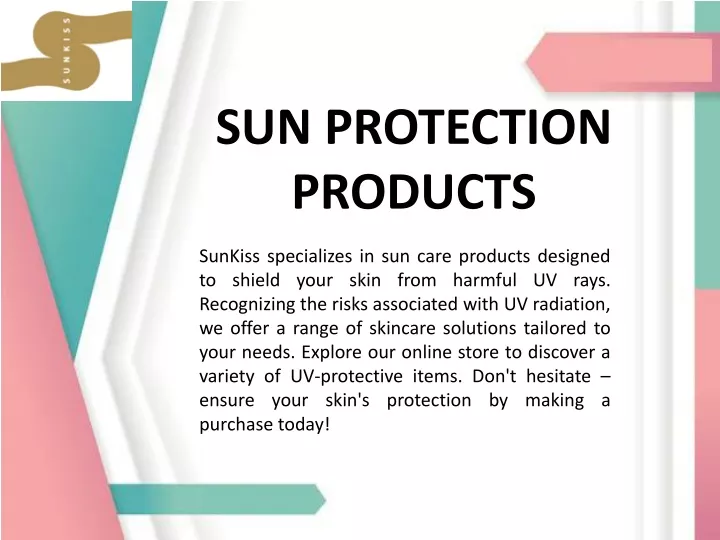 sun protection products