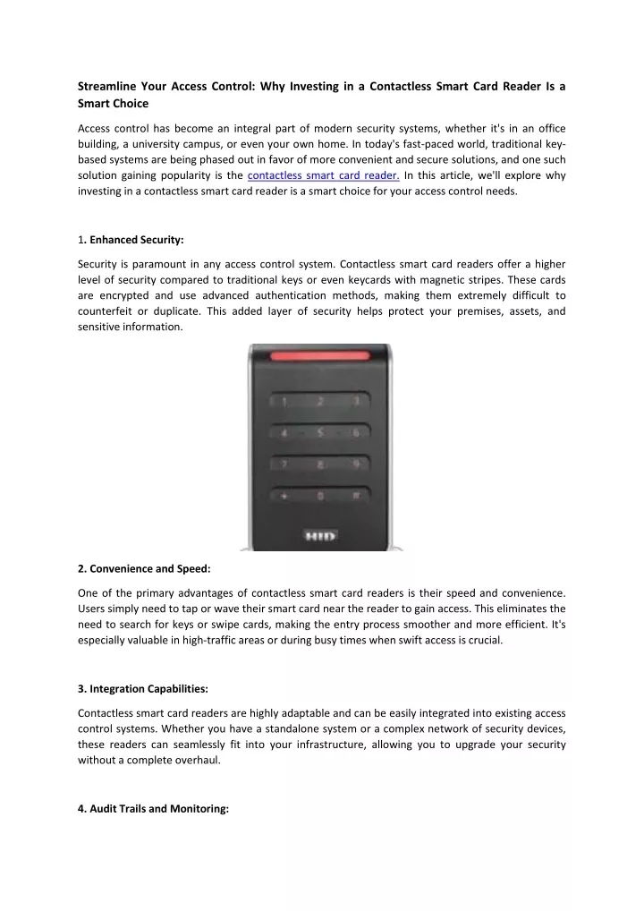 streamline your access control why investing