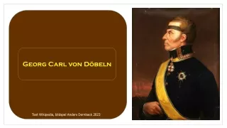 georg carl von d beln