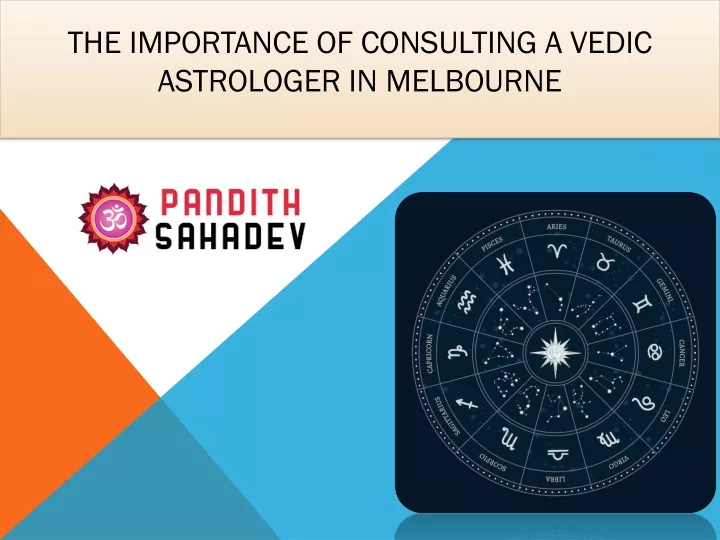the importance of consulting a vedic astrologer in melbourne