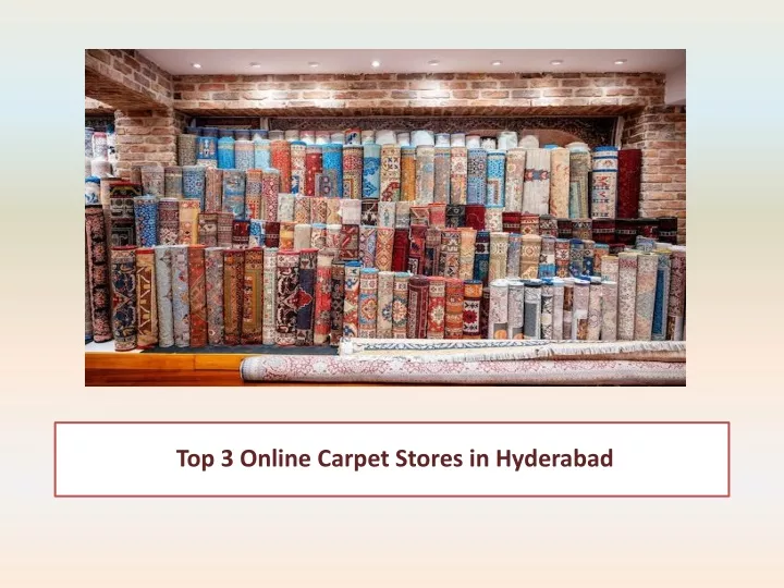 top 3 online carpet stores in hyderabad