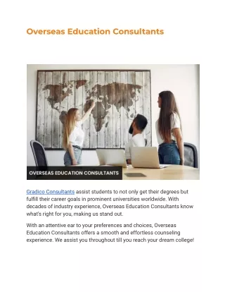 Overseas Education Consultants